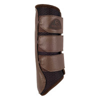 Guizeiras traseiras em neoprene perfurado com triplo velcro Acavallo Preto