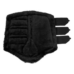 Guétras traseiras em couro sintético com triplo velcro Acavallo Preto