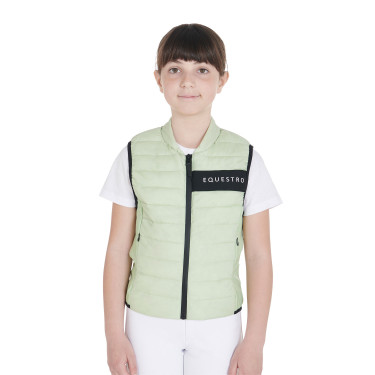 Colete técnico infantil Equestro Verde