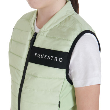Colete técnico infantil Equestro Verde