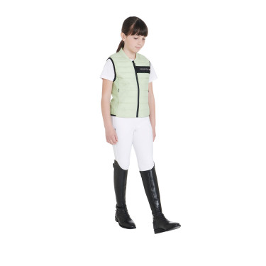 Colete técnico infantil Equestro Verde