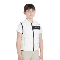 Colete técnico infantil Equestro Branco