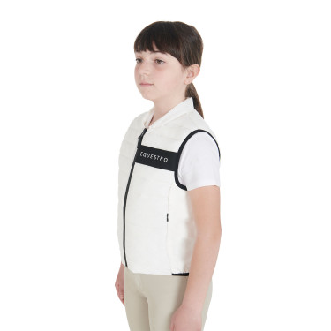 Colete técnico infantil Equestro Branco Colete técnico infantil Equestro Branco