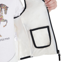 Colete técnico infantil Equestro Branco Colete técnico infantil Equestro Branco