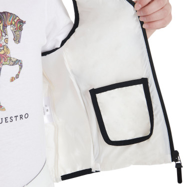 Colete técnico infantil Equestro Branco Colete técnico infantil Equestro Branco