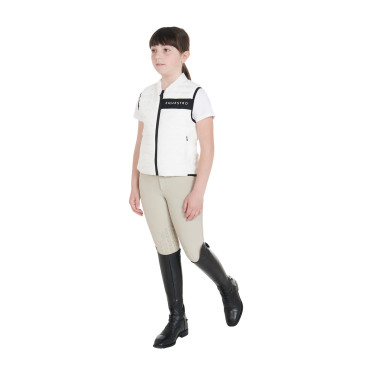 Colete técnico infantil Equestro Branco Colete técnico infantil Equestro Branco