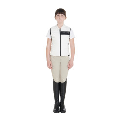 Colete técnico infantil Equestro Branco Colete técnico infantil Equestro Branco