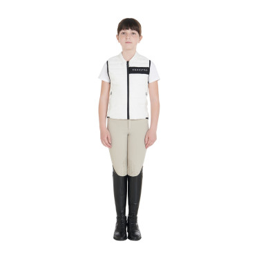 Colete técnico infantil Equestro Branco Colete técnico infantil Equestro Branco