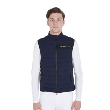 Colete masculino em tecido técnico corta-vento Equestro