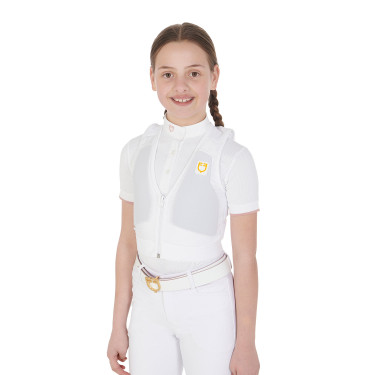 Colete de proteção nível 2 com peito acolchoado infantil Equestro Colete de proteção nível 2 com peito acolchoado infantil Equestro