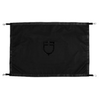 Porta de box com logotipo em silicone Equestro Preto / preto Porta de box com logotipo em silicone Equestro Preto / preto