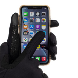 Luvas unissexo em velo Bormio Equestro Preto