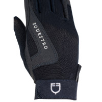 Luvas infantis Sunny em tecido técnico Equestro Marinho Azul-marinho