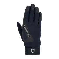 Luvas em tecido técnico Sunny Equestro Preto