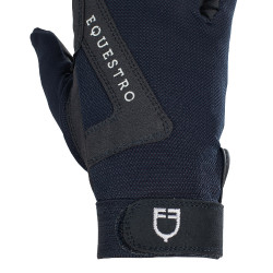 Luvas em tecido técnico Sunny Equestro Marinho Azul-marinho