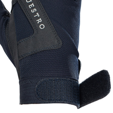 Luvas em tecido técnico Sunny Equestro Marinho Azul-marinho