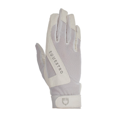 Luvas em tecido técnico Sunny Equestro Branco