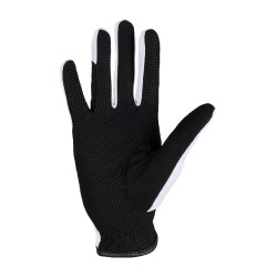 Luvas em tecido técnico com logótipo multicolorido Equestro Branco / preto Luvas em tecido técnico com logótipo multicolorido Equestro Branco / preto
