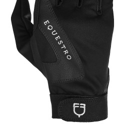 Luvas em tecido técnico com forro polar Equestro Luvas em tecido técnico com forro polar Equestro