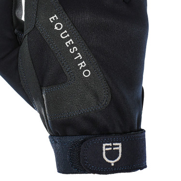 Luvas em tecido técnico com forro polar Equestro Marinho Azul-marinho Luvas em tecido técnico com forro polar Equestro Marinho Azul-marinho