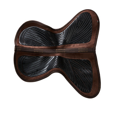 Amortecedor close contact dupla face gel Acavallo Castanho