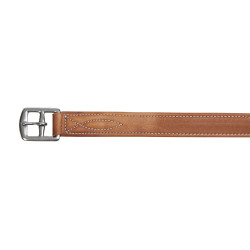 Estribos de couro forrado Equestro Conhaque Castanho