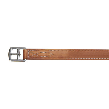 Estribos de couro forrado Equestro Conhaque Castanho