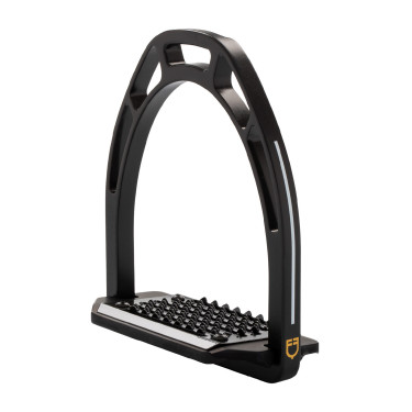 Estribos em alumínio com piso inclinado Pro HPS Equestro Preto Estribos em alumínio com piso inclinado Pro HPS Equestro Preto