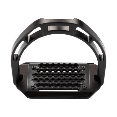 Estribos em alumínio com piso inclinado Pro HPS Equestro Preto Estribos em alumínio com piso inclinado Pro HPS Equestro Preto