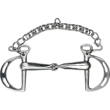Mors espanhol Feeling quebrado com passadores em inox acetinado Mors espanhol Feeling quebrado com passadores em inox acetinado