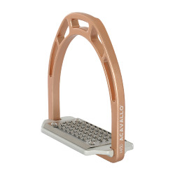 Estribos de alumínio Arco Evolution Alupro Acavallo Ouro rosa Estribos de alumínio Arco Evolution Alupro Acavallo Ouro rosa