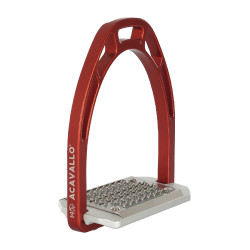 Estribos de alumínio Arco Evolution Alupro Acavallo Vermelho
