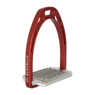 Estribos de alumínio Arco Evolution Alupro Acavallo Vermelho