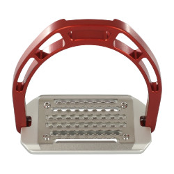 Estribos de alumínio Arco Evolution Alupro Acavallo Vermelho