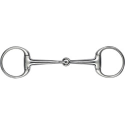 Mors oliva de bridão Feeling inox acetinado Mors oliva de bridão Feeling inox acetinado