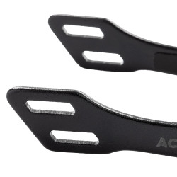 Esporas Arena Aluplus 2.0 com colar intercambiável Acavallo Preto total