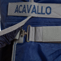 Capa turnout impermeável em poliéster 840D ripstop com enchimento de 400g Acavallo Marinho Azul-marinho Capa turnout impermeável em poliéster 840D ripstop com enchimento de 400g Acavallo Marinho Azul-marinho