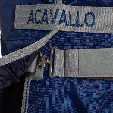 Capa turnout impermeável em poliéster 840D ripstop com enchimento de 400g Acavallo Capa turnout impermeável em poliéster 840D ripstop com enchimento de 400g Acavallo