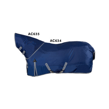 Capa turnout impermeável em poliéster 840D ripstop com enchimento de 400g Acavallo Capa turnout impermeável em poliéster 840D ripstop com enchimento de 400g Acavallo