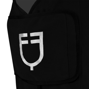 Cobertor de lã polar com fecho frontal com aba GP Equestro Preto Cobertor de lã polar com fecho frontal com aba GP Equestro Preto