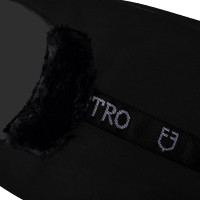 Cobertor de lã polar com fecho frontal com aba GP Equestro Preto