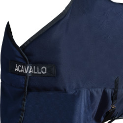 Capa de box Spring Sheet Acavallo Marinho Azul-marinho