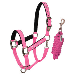 Caveção e guia Equestro Fúcsia Rosa