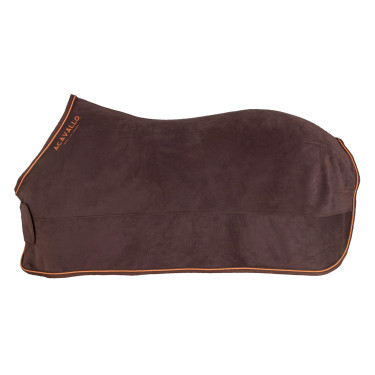 Cobertura de box em lã polar 800g Acavallo Marrom / laranja Castanho