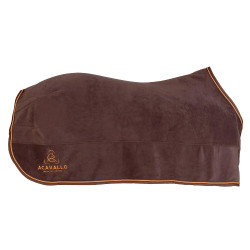 Cobertura de box em lã polar 800g Acavallo Marrom / laranja Castanho