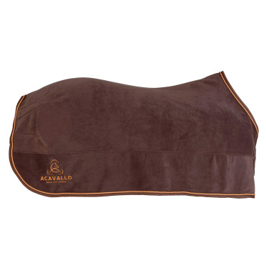 Cobertura de box em lã polar 800g Acavallo Marrom / laranja Castanho