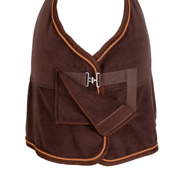 Cobertura de box em lã polar 800g Acavallo Marrom / laranja Castanho