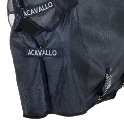 Capa anti-moscas com proteção para o pescoço e máscara Acavallo Capa anti-moscas com proteção para o pescoço e máscara Acavallo