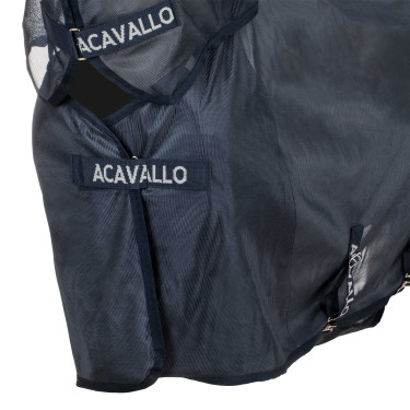 Capa anti-moscas com proteção para o pescoço e máscara Acavallo Capa anti-moscas com proteção para o pescoço e máscara Acavallo