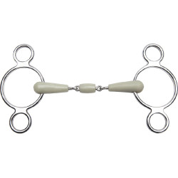 Freio ajustável Feeling 3 argolas flexi dupla quebra Freio ajustável Feeling 3 argolas flexi dupla quebra